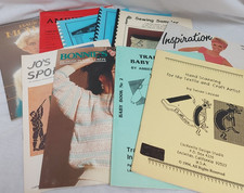 Job lot 10 Machine knitting books patterns/instructions etc