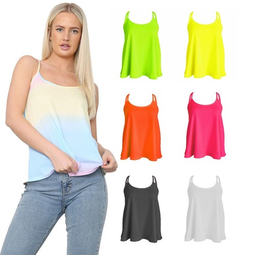 Women rainbow print neon - women, /