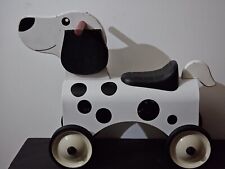 Great Gizmos Vintage Ride Along Metal & Wood Dalmation Dog Toy 45x23x56cm