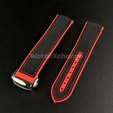 Black & Red Curved End