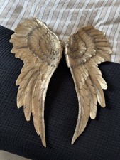 Large Antique Gold Angel Wings For Wall