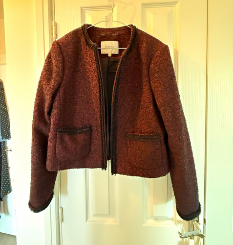 Bennett burgundy tweed - burgundy,