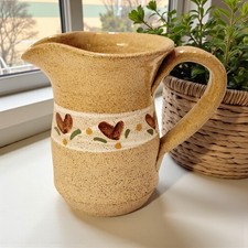 VTG Stoneware Folk Art Country