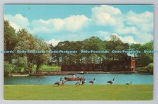 R788125 Doncaster. Sandall Park. The Boating Lake. Printed in Great Britain