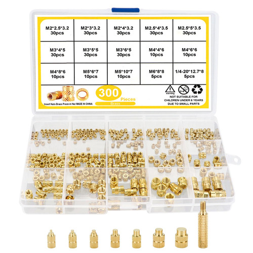 308pcs threaded inserts for - 308pcs,