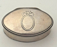 Georgian Silver NUTMEG GRATER Oval James Phipps I 1785