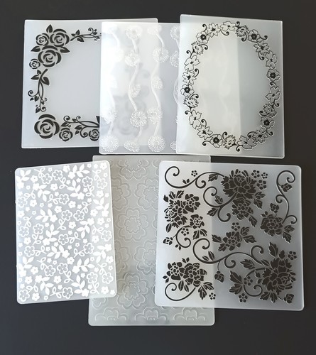 Mixed embossing folders - 6, job