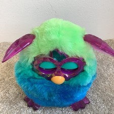 Hasbro Furby Boom Crystal Series 2012 Ombré Green Blue Working
