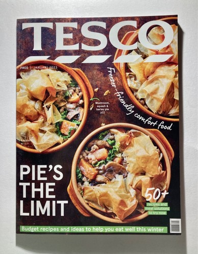 Tesco magazine january - magazine, 2023