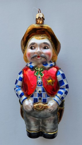 Holiday ornaments cowboy - cowboy, 8"