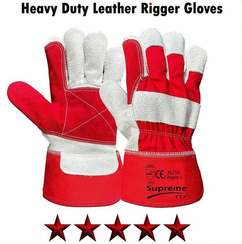 Leather gauntlet heavy - leather,
