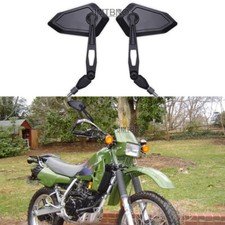 Adjustable Motorcycle Rearview Mirrors For Kawasaki KLR250 KLR650 KLX110 KLX650