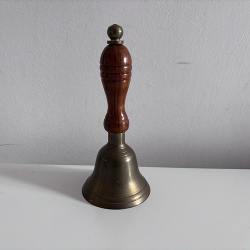 Vintage brass bell traditional - brass,