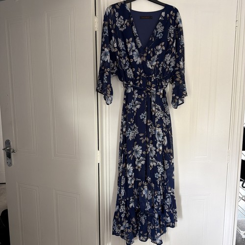 Tenki navy print floral dress - print,