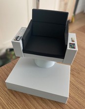 Captain Kirk's Command Chair Star Trek TOS Playmates 4.5" Scale 3D Print