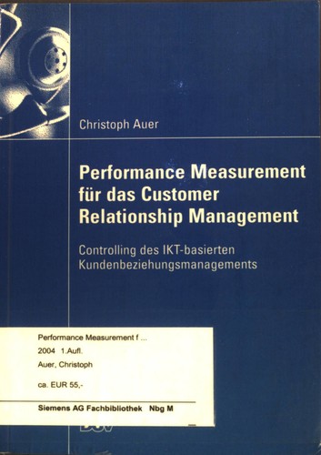 Performance measurement für - performance,