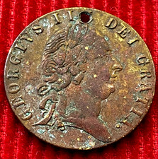 Spade Guinea Gaming Token George II 1790 (17.27)