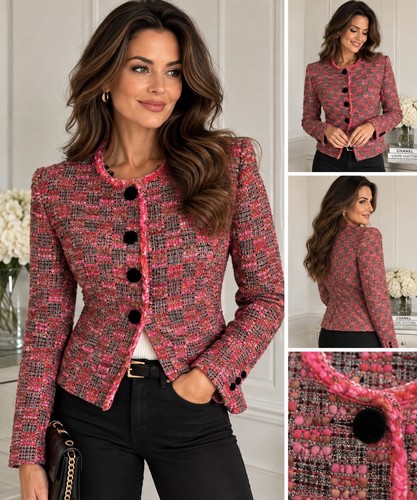 Linton pink multi boucle - pink,