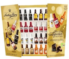 Anthon Berg Chocolate Liqueurs 64 Famous Original Liquor Spirits, 1kg, Gift Box