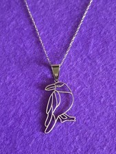 Raven Crow Necklace Silver