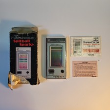 ULTRA RARE NINTENDO GAME & WATCH SPITBALL SPARKY BU-201 IN BOX W/ MANUAL