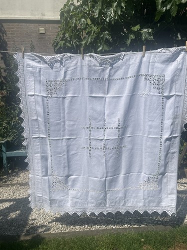 Antique large linen - antique,