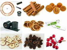 Create Your Own Christmas Wreath Florist Decoration Fruit Cone Xmas Floral Craft