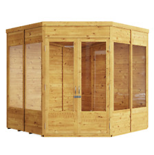 7x7 8x8 9x9 Corner Summerhouse Wood Garden Office Room Heavy Duty BillyOh Picton