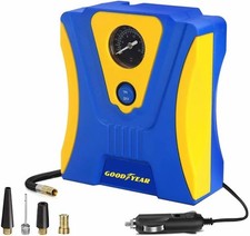 Goodyear Portable Car Tyre Inflator Compressor | 3M Cigarette Lighter Cord | 12V