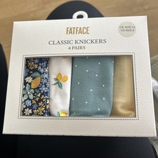Fat Face 4pk Lemon Knickers