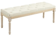 80cm End of Bed Bench, Window Seat, Tufted Bench for Bedroom