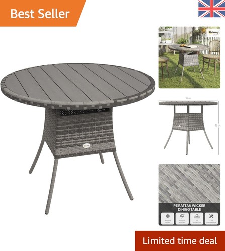 Modern grey round outdoor - grey,