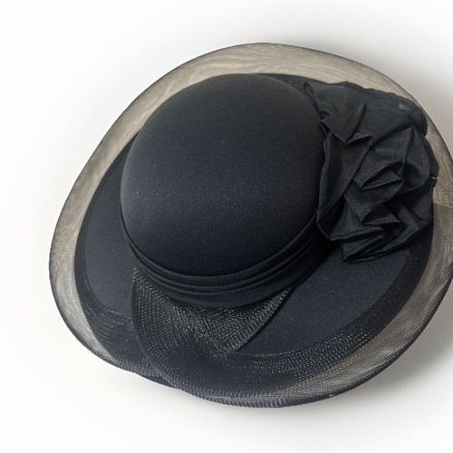 Black formal hat ladies - black,