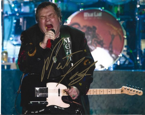 Meat loaf signed 8x10 photo - loaf,