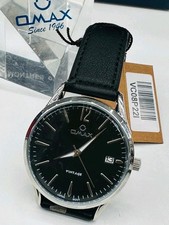 OMAX Men Black Leather