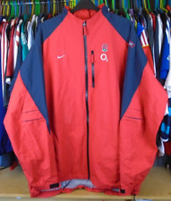 ENGLAND 2007 NIKE STORM FIT RUGBY PLAYER ISSUE WARM UP JACKET TOP XXLT 'BJK'