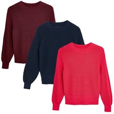 New Crew Neck Jumper With Wool