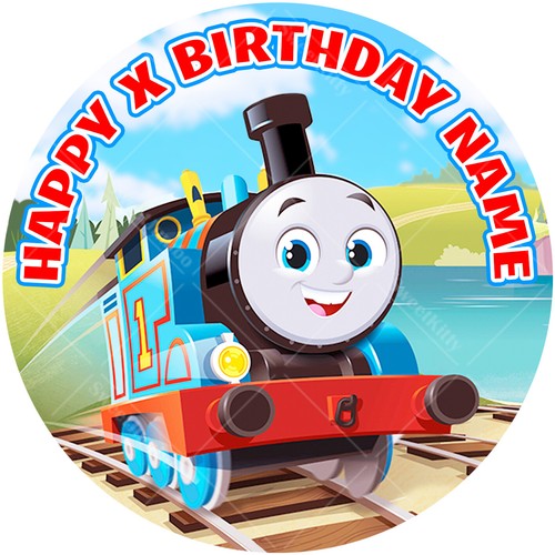 Thomas the tank cake - tank,
