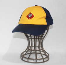 USA Scouts Wolf Cap Hat Medium-Large Yellow Blue