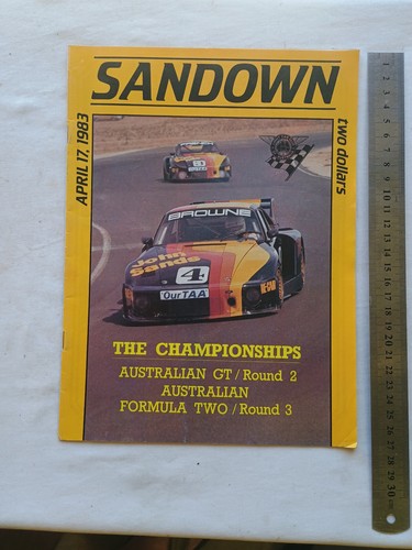 1983 sandown programme sports - sandown,