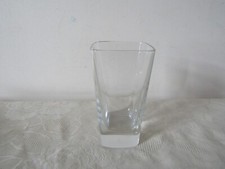 Vintage Retro Leonardo Collection Lead Crystal Cut Glass Vase 14cm tall