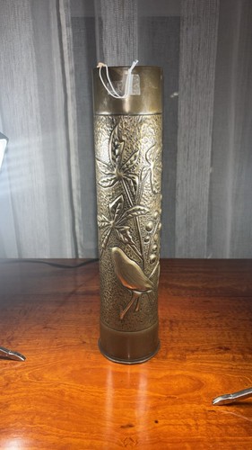 Brass artillery shell case
