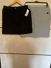 2 Matalan Mini Skirts Black &