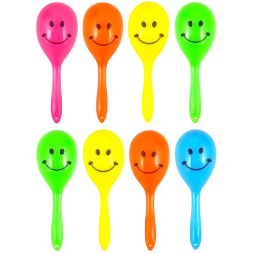 Mini maracas pack kids - 8, party