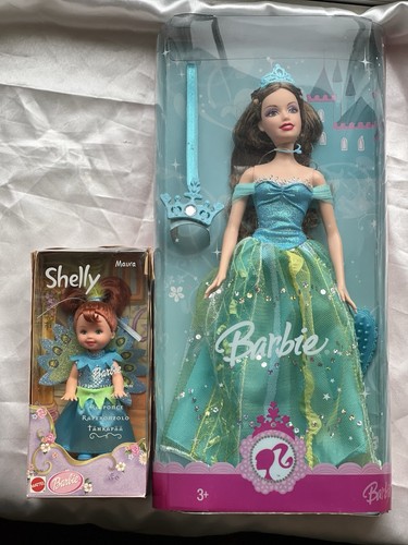 Barbie brunette blue glitter - barbie,