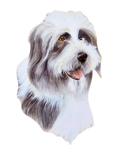 Bearded collie magnet - collie,