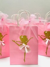Ballerina party pack favours Ballet party supplies, party bags, cake topper, 