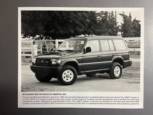 1992 mitsubishi montero - 1992, sr