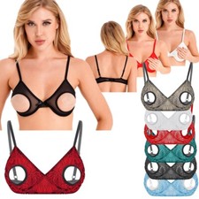 UK Womens Sexy Open Nipples