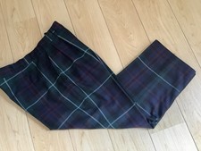 Mens  Tartan Trousers